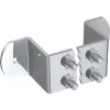 J. Pröpster GmbH J.Pröpster 910545 Földelő sín 305/60x5mm, 2x4 csatlakozó hely, V2A