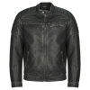 Jack & Jones Bőrkabátok  JJEROCKY Fekete EU XL