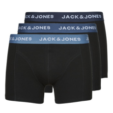 Jack & Jones Boxerek JACSOLID TRUNKS 3 PACK OP Fekete  XL