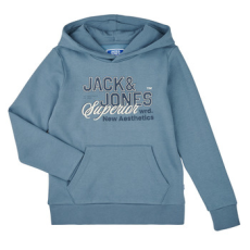 Jack & Jones Pulóverek JJELOGO SWEAT HOOD Kék 11 Jahre
