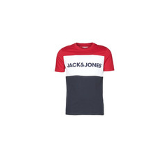 Jack & Jones Rövid ujjú pólók JJELOGO BLOCKING Piros EU XL