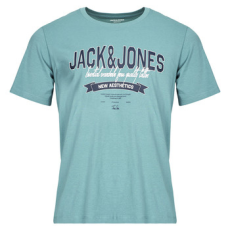 Jack & Jones Rövid ujjú pólók JJELOGO TEE SS Kék EU L