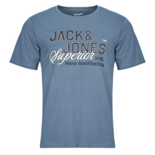 Jack &amp; Jones Rövid ujjú pólók JJELOGO TEE SS Kék EU XL férfi póló