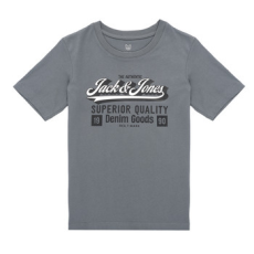 Jack & Jones Rövid ujjú pólók JJELOGO TEE SS ONECK Szürke 16 Jahre