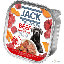 Jack Hipoallergén pástétom 150g Marhahús édesburgonyával kutyaeledel