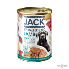 Jack Hipoallergén pástétom 400g Bárányhús burgonyával kutyaeledel