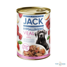 Jack Hipoallergén pástétom 400g Borjúhús almával kutyaeledel