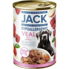 Jack Jack hipoallergén pástétom konzerv 400g borjúhús almával kutyaeledel