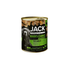 Jack Jack kutya konzerv ragu - nyúl & répa 800 g kutyaeledel