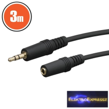  JACK kábel 3.5 JACK dugó - 3.5 JACK aljzat 3,0 m audió/videó kellék, kábel és adapter
