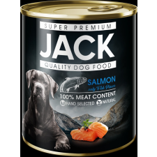 Jack konzerv lazac 800g kutya kutyaeledel