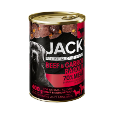  Jack kutya konzerv ragu - marha, répa 400 g kutyaeledel