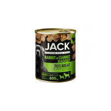 Jack kutya konzerv ragu nyúl-répa 800g kutyaeledel