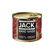 Jack kutya prémium konzerv kacsa 200g kutyaeledel