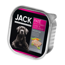 Jack pulyka, vad & zöldség pástétom 150g kutyaeledel