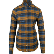 Jack Pyke Ladies Bleasdale flanel kockás női ing rozsdabarna-kék XS (8) blúz
