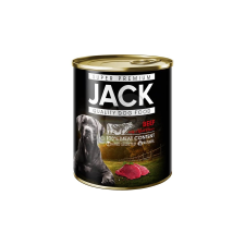 Jack Super Premium kutyakonzerv - 100% marha 800 g kutyaeledel