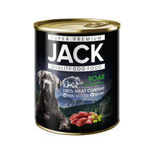 Jack Szuperpremium Kutya Konzerv 100% vadhús 800g kutyaeledel