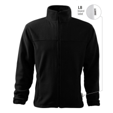 Jacket polár férfi fekete 01 (brand label) 4XL férfi kabát, dzseki