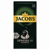 Jacobs Douwe Egberts Hu Zrt Jacobs Espresso 12 Ristretto őrölt-pörkölt kávé kapszulában 10 db 52 g
