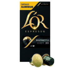 Jacobs Douwe Egberts Kávékapszula, 10 db, JACOBS DOUWE EGBERTS L`OR Ristretto (KHK592) alapvető élelmiszer