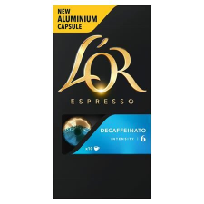Jacobs Douwe Egberts L`OR Decaffeinato koffeinmentes kávékapszula 10db (4028857) (jaco4028857) kávé