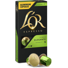 Jacobs Douwe Egberts L'OR Lungo Elegante 10db, alumínium csomagolás kávé