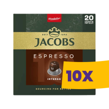 JACOBS Espresso Intenso Nespresso kompatibilis kávékapszula 20db (Karton - 10 csomag) kávé