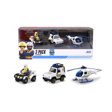  Jada Toys 203092006 Rendőrségi járművek - Sam, a tűzoltó - 3db-os autópálya és játékautó