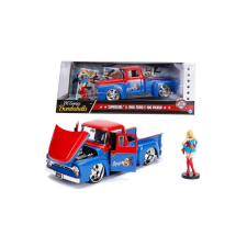  Jada Toys 253255008 DC Comics - Bombshells fém autómodell - Supergirl figurával - 21 cm makett