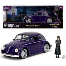 Jada Wednesday 1972 VW Beetle + Wednesday figura (4006333088391) autópálya és játékautó