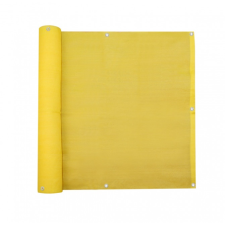 Jago Erkély belátásgátló szélfogó 300 x 90 cm légáteresztő balkonháló sárga redőny
