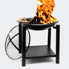 Jago Mobil tűzrakó hely hordozható tűztér kerti tüzelő asztal állvány kerti sütés és főzés