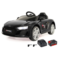 Jamara Audi R8 Spyder Gyerek Elektromos autó LED fénnyel - Fekete elektromos járgány
