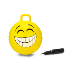 Jamara Ugráló labda Smiley mintával 45cm - Sárga (460457) játékfigura