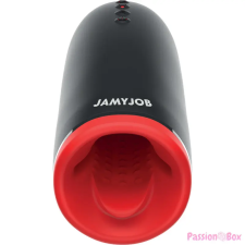 JAMYJOB Spin-X vibrációs maszturbátor, belül forgó gyöngysorral, melegítő hatással egyéb erotikus kiegészítők férfiaknak
