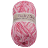 Jan Rejda Baby soft multicolor 100 g - 611 fehér, rózsaszín (6864)