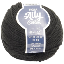Jan Rejda Bellatex Ally cotton 50 g - 999 fekete rövidáru