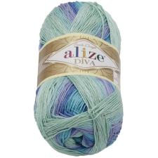 Jan Rejda DIVA batik 100 g - 1767 kék, türkizkék rövidáru