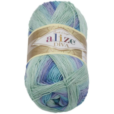 Jan Rejda DIVA batik 100 g - 1767 kék, türkizkék (6905) rövidáru