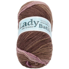 Jan Rejda Lady de Luxe Batik 100 g - 606 rózsaszín, barna rövidáru