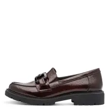 Jana Shoes Jana 24764 41506 divatos női loafer bebújós lakk félcipő női cipő
