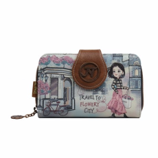  Janet Denese Pénztárca – JW-016A-FLOWERY CITY-
