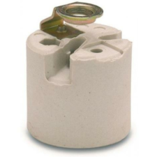 Jangar Foglalat E 27 porcelán,250V, 4A ,100W M10x11 menettel villanyszerelés