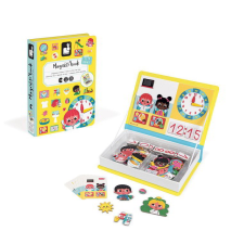 JANOD : Az óra - 83 darabos mágneses puzzle könyv alakú tartóban (J02724) puzzle, kirakós