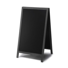 Jansen Display A alakú krétás reklámtábla, fekete, 68 x 120 cm% reklámtábla