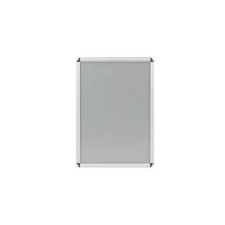 Jansen Display P25 plakátkeret, lekerekített sarkok, ezüst, A2% falióra