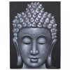 JanZashop Buddha festmény - Szürke Brokát Hatás