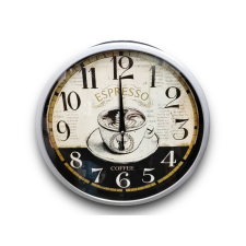 JanZashop Falióra Kávéscsésze Dekorral falióra