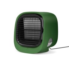JanZashop Hordozható mini léghűtő ventilátor - USB - zöld léghűtő